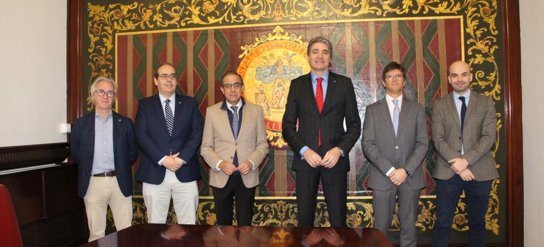 La Universidad de Sevilla y el Colegio de Camino, Canales y Puertos firman un acuerdo de colaboración para el fomento de la profesión